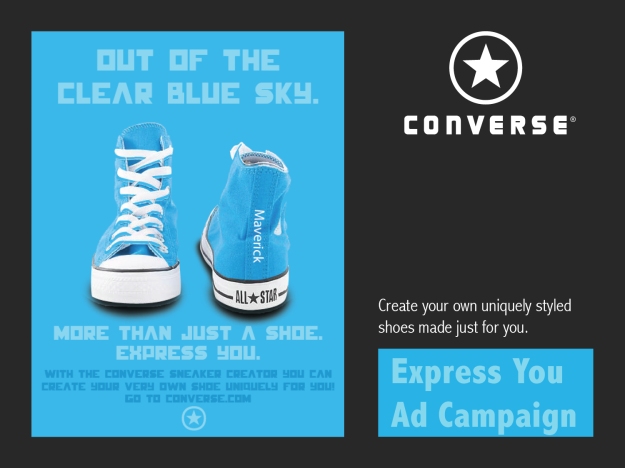 Introduction slide to "Express You" Ad Campaign